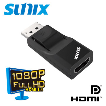 SUNIX Displayport 轉HDMI轉換器 (D2H13N0)