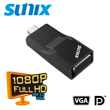 SUNIX mini Display Port轉VGA轉換器 (D2V27C0)