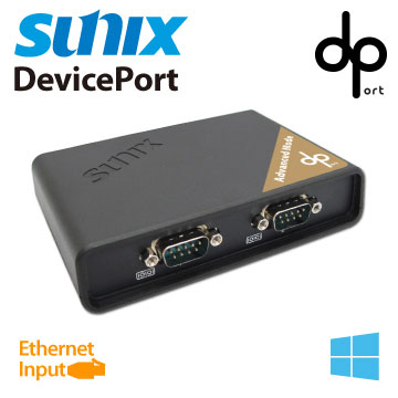 SUNIX Ethernet to 2埠RS-232網路介面擴充盒進階(Advance)版 (DPAS02H00)