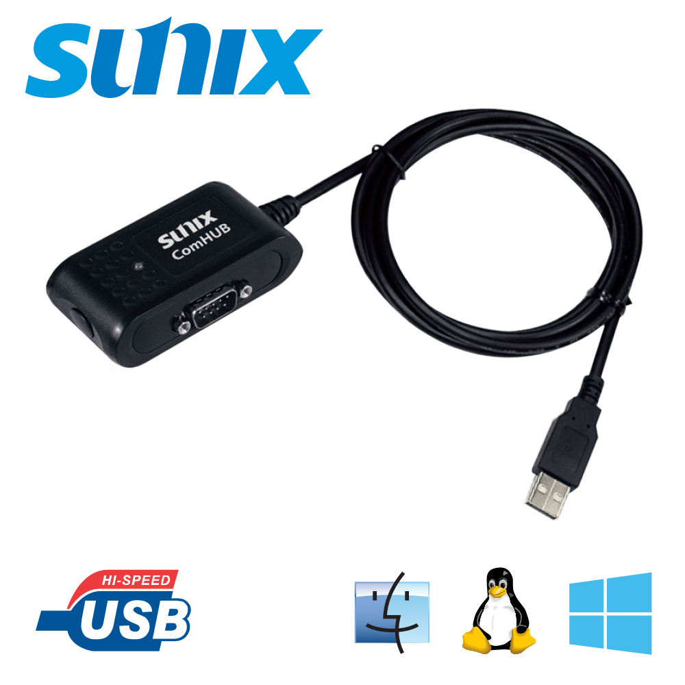 SUNIX USB轉2埠 RS-232轉換器 (UTS2009GC)