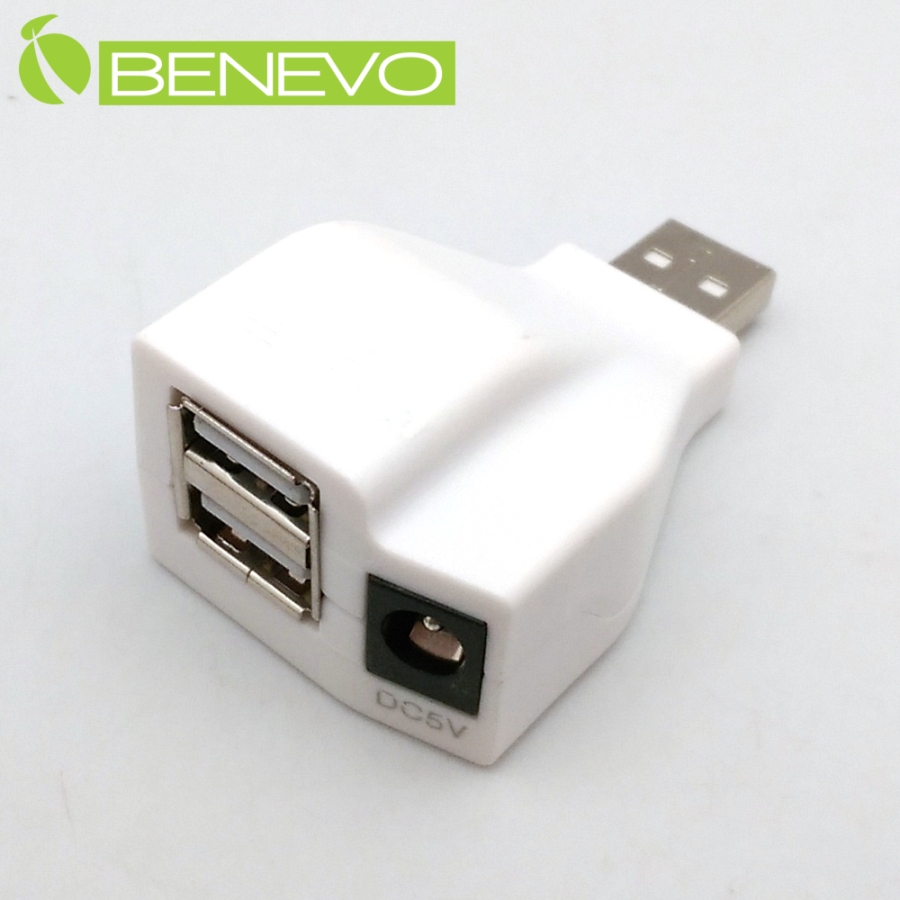 BENEVO 2埠 USB訊號/電源放大器，可外接電源