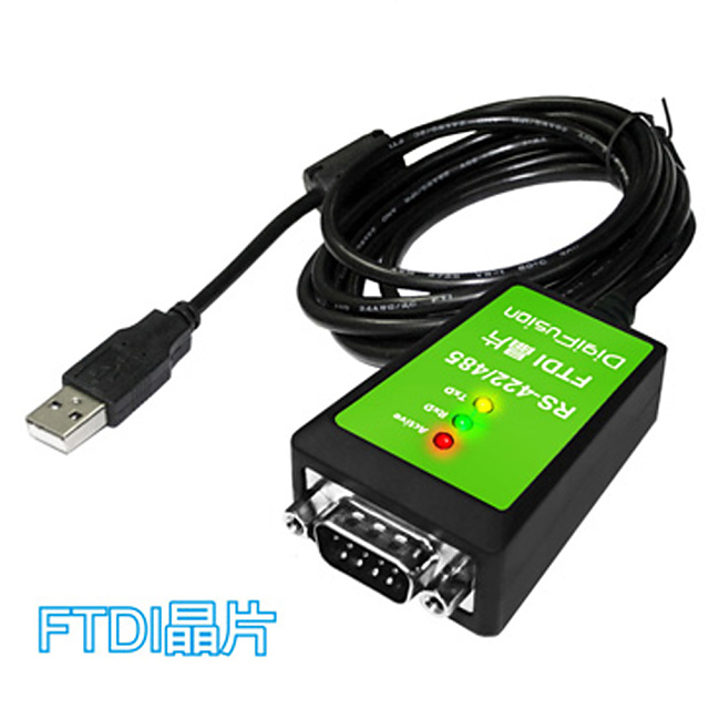 伽利略 USB to RS-422/485線-FTDI 1.8m USB422485FT