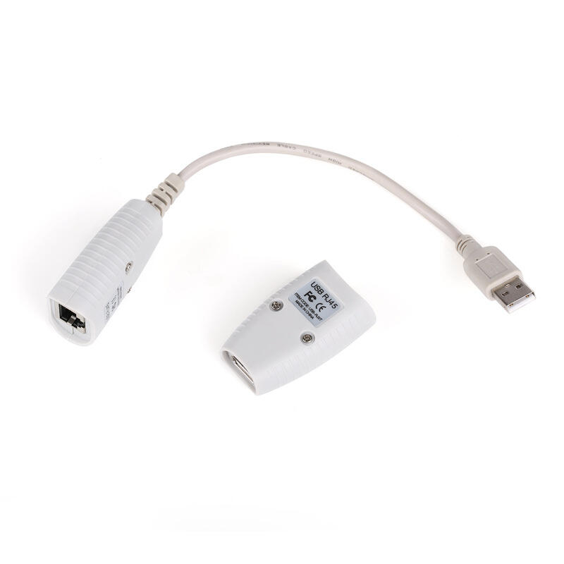 【易控王】USB2.0 50M簡易型網路延長器 50米延長 USB介面延長 2入組(40-170-01X2)