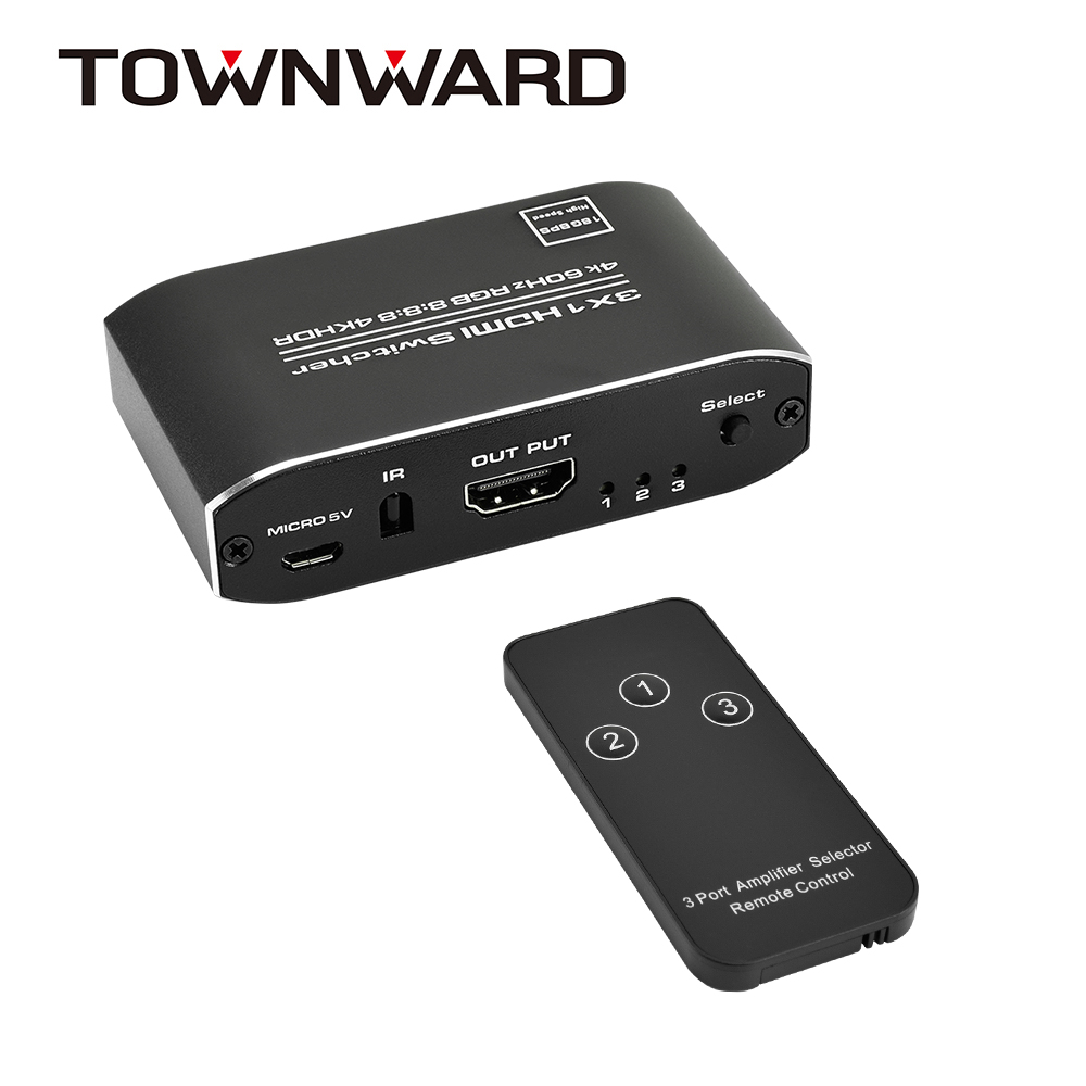 HSW-3155 HDMI 2.0 三進一出 切換器 4K 60Hz HDR