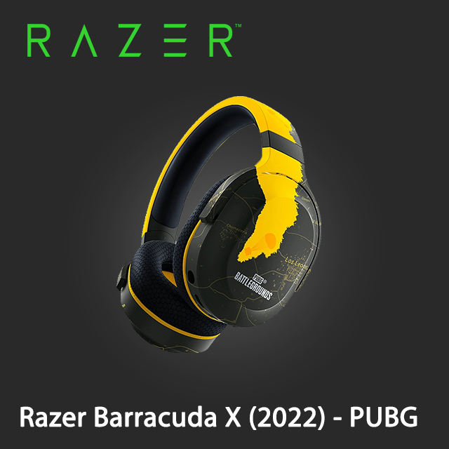 Razer Barracuda X 梭魚 X 無線耳機 (2022) 絕地求生聯名款