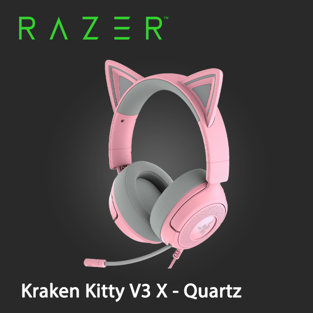 RAZER 雷蛇 北海巨妖 Kitty V3 X-粉晶