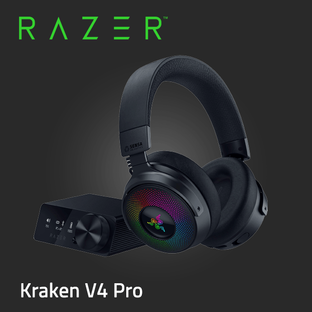 RAZER 雷蛇 Kraken V4 Pro 北海巨妖V4 Pro無線電競耳機麥克風