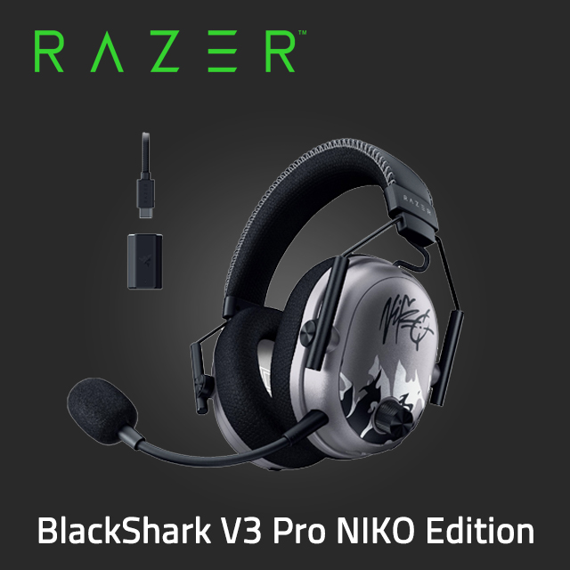 RAZER 雷蛇 BlackShark V3 Pro黑鯊 V3 Pro Niko edition無線電競耳機麥克風