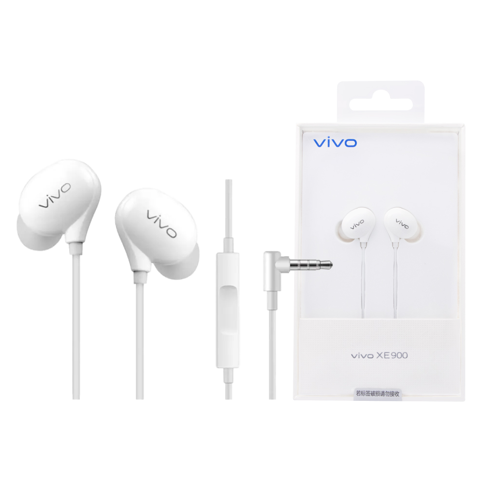 VIVO 原廠 XE900 HiFi音質入耳式 3.5mm L型插頭耳機 (盒裝)