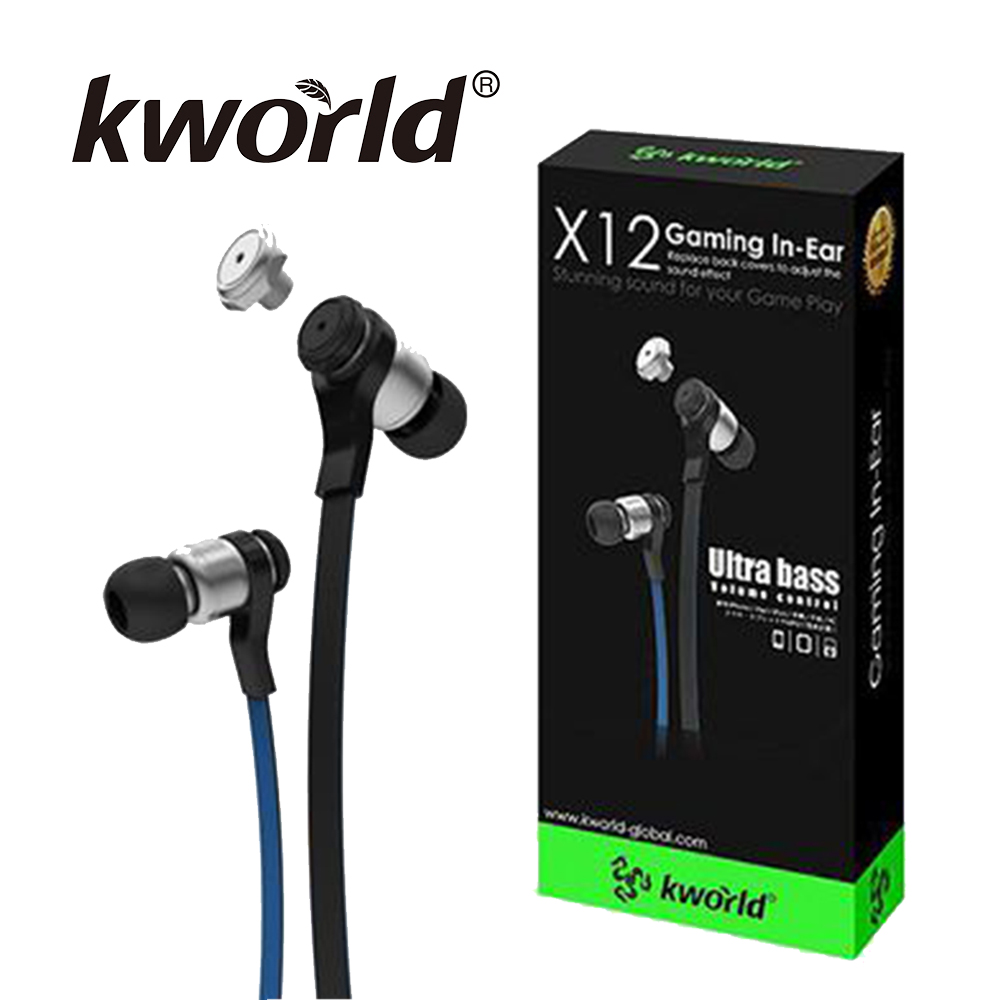 【Kworld 廣寰】入耳式電競耳麥 X12