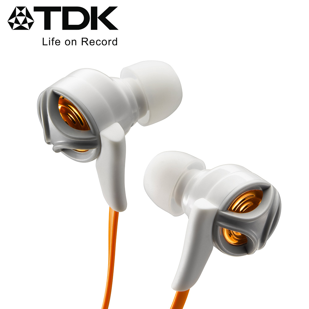 TDK 超•重•低•音 耳道式耳機 CLEF- X2 - 橘色