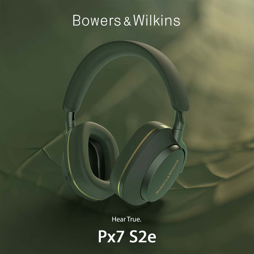 英國 Bowers & Wilkins 無線藍牙降噪全包覆式耳機 PX7 S2e【森林綠】