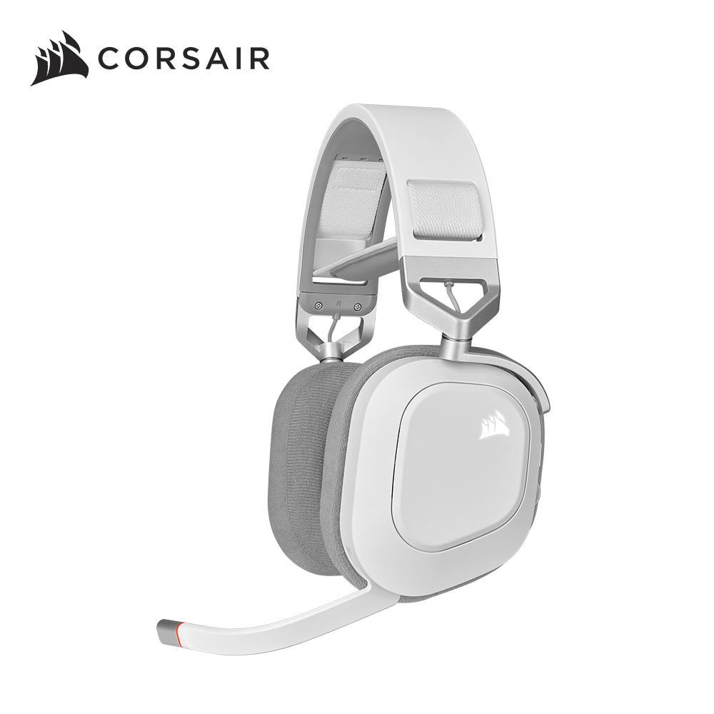 CORSAIR HS80 RGB 無線耳機白