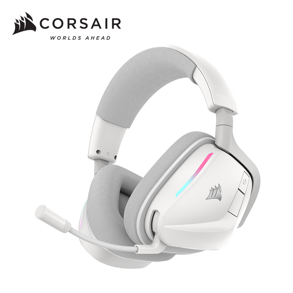 CORSAIR 海盜船 VOID V2 天行者RGB無線耳機麥克風【白】