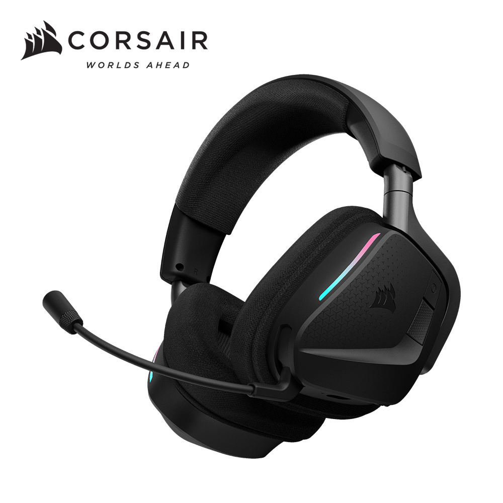 CORSAIR 海盜船 VOID 天行者 V2 MAX RGB無線雙模電競耳機麥克風【黑】