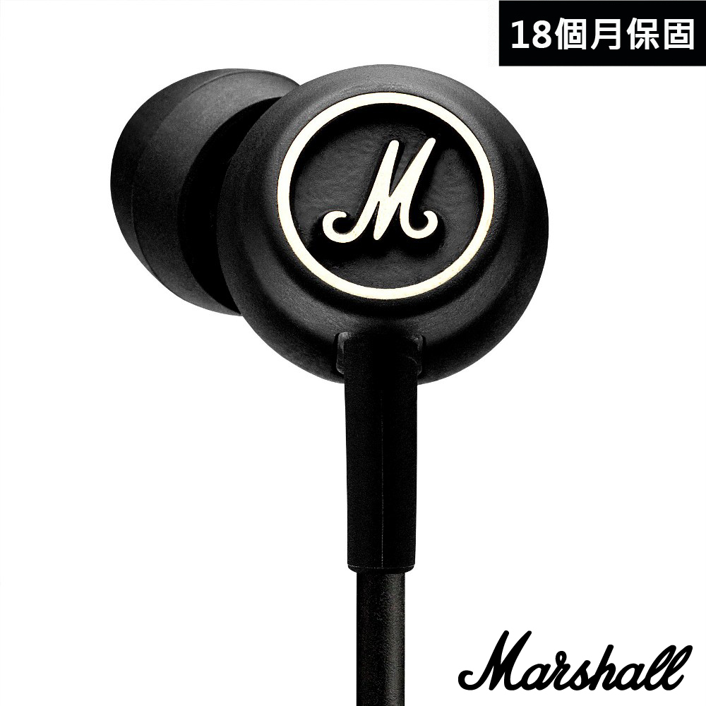 英國 Marshall Mode 入耳式麥克風耳機(黑白色)