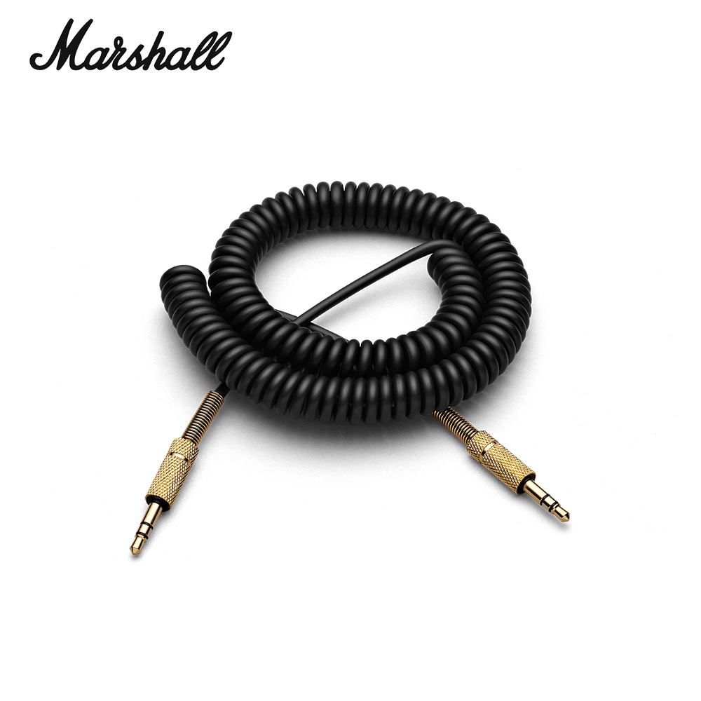 Marshall 3.5mm立體聲喇叭音源線-黑色