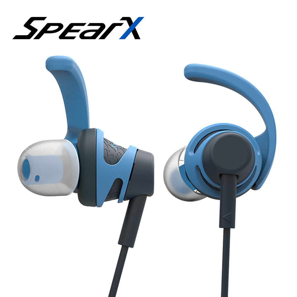 SpearX S2 高音質運動耳機-藍