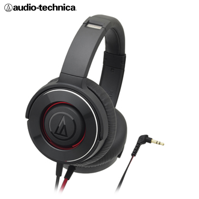 鐵三角 ATH-WS550 黑紅 密閉式動圈型 易攜帶耳罩式耳機