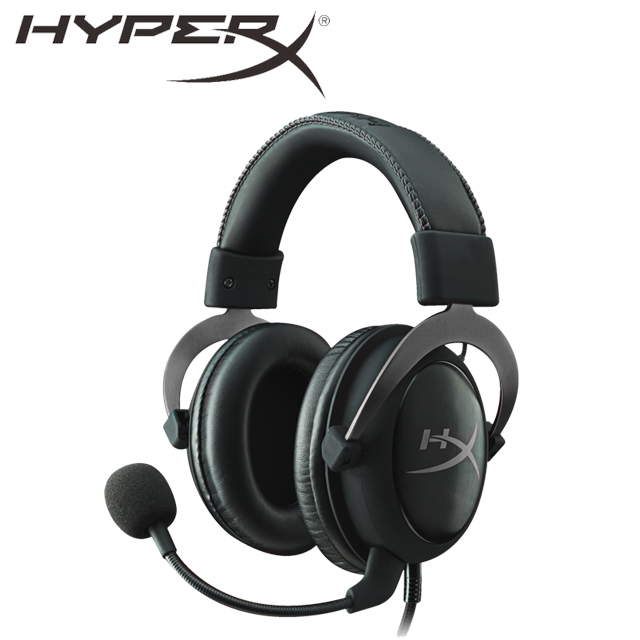 HyperX CLOUDII電競耳機-金屬灰