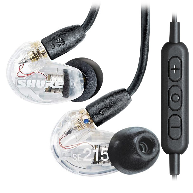 SHURE SE215 UNI 透明 噪音隔離 線控入耳式耳機