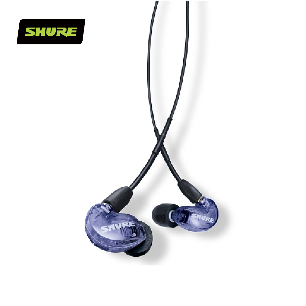 SHURE SE215隔絕噪音 耳道式耳機(限定紫)