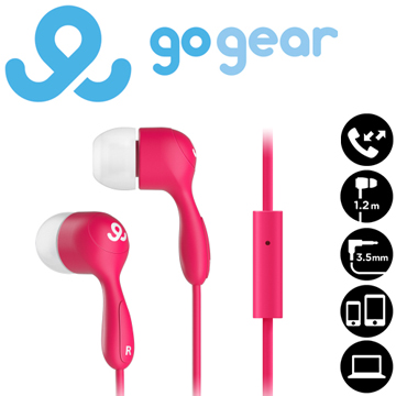 GoGear GEP2005 (紅) 耳道式耳機麥克風