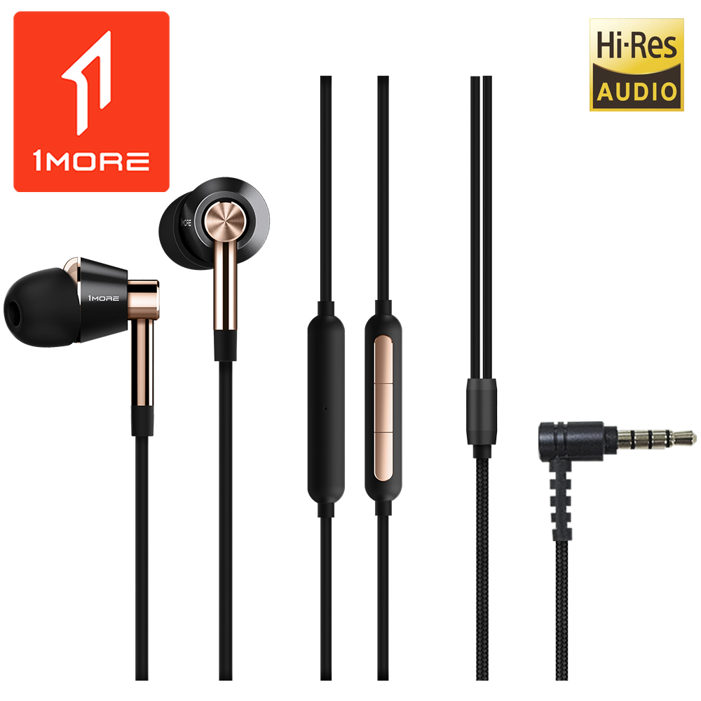 1MORE 萬魔聲學 三單元圈鐵有線耳機 / E1001