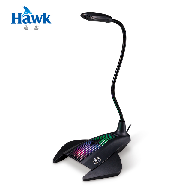 Hawk USB RGB發光電競麥克風 MIC300