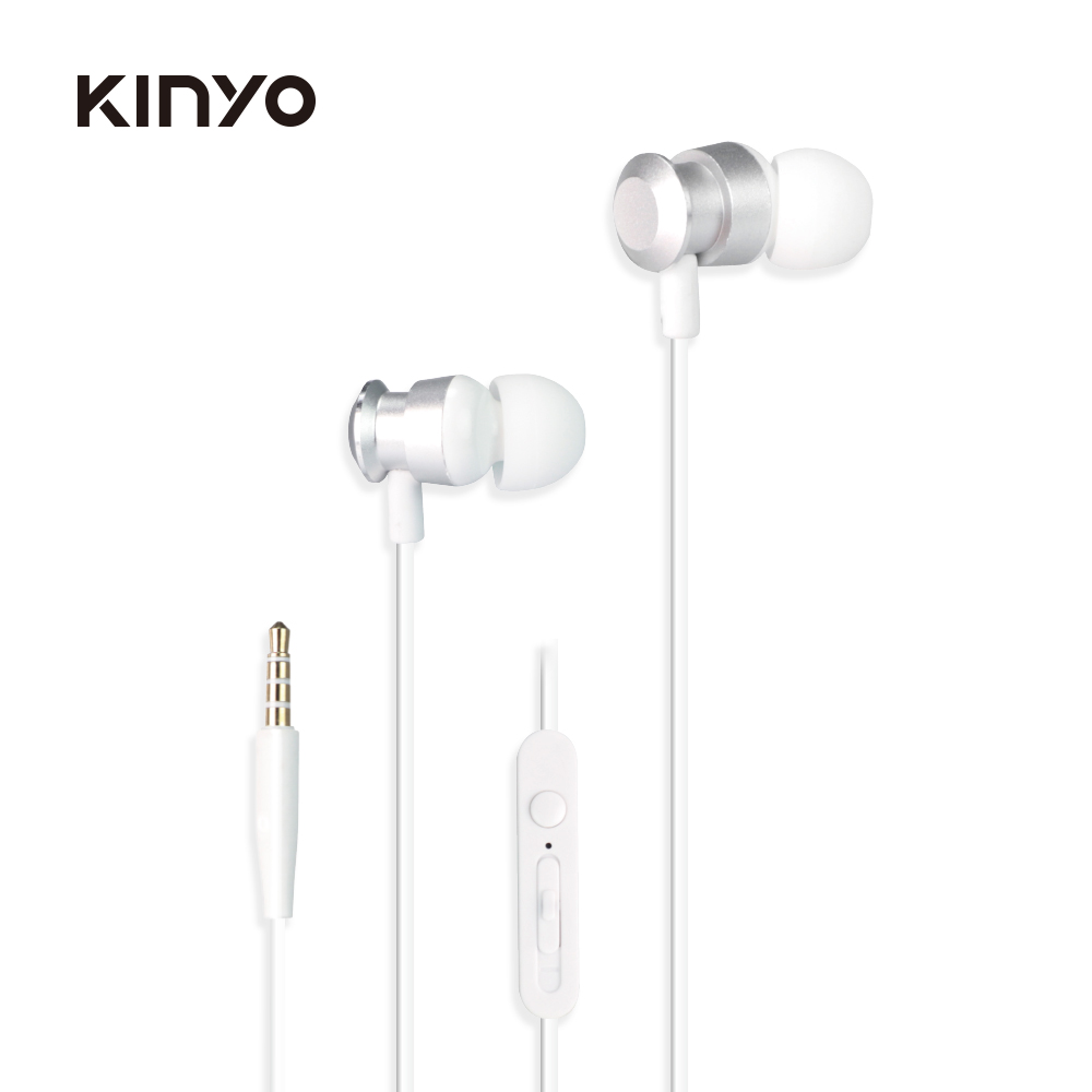 【KINYO】立體聲線控耳機麥克風 IPEM-890