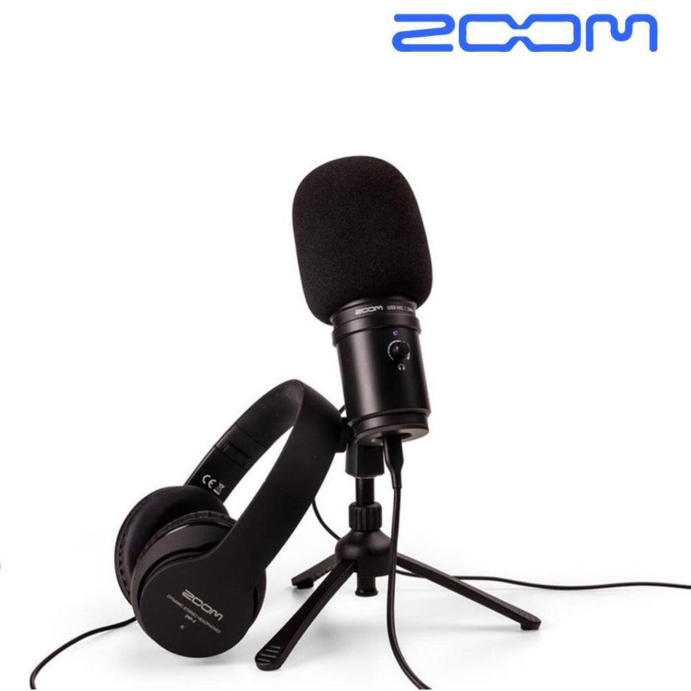 Zoom 人聲超心型指向USB麥克風 ZUM-2PMP 套裝組 / 公司貨