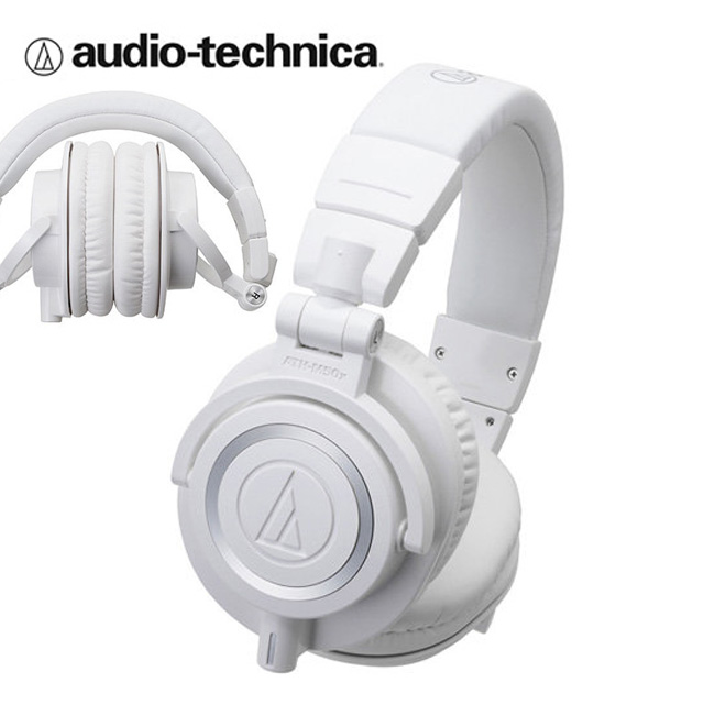 鐵三角 ATH-M50x 白色 專業監聽 耳罩式耳機 M50更新