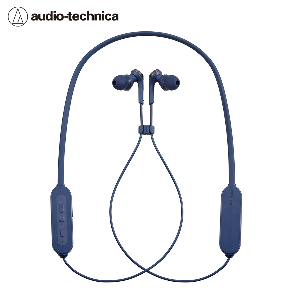 [福利品 鐵三角 ATH-CKS330XBT 藍色 無線藍牙 耳道式耳機