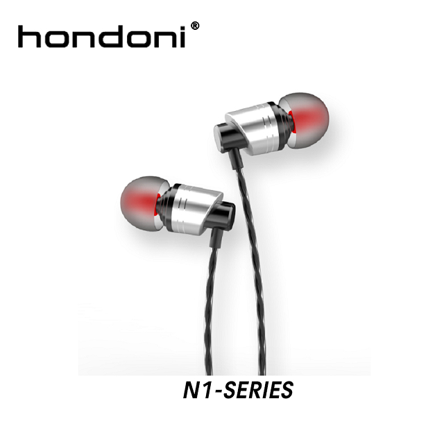 HONDONI N1動圈式金屬音樂耳機(極致黑)