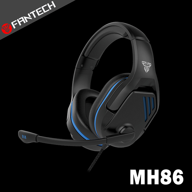 FANTECH MH86 手機/電腦遊戲雙用耳罩式耳機-黑