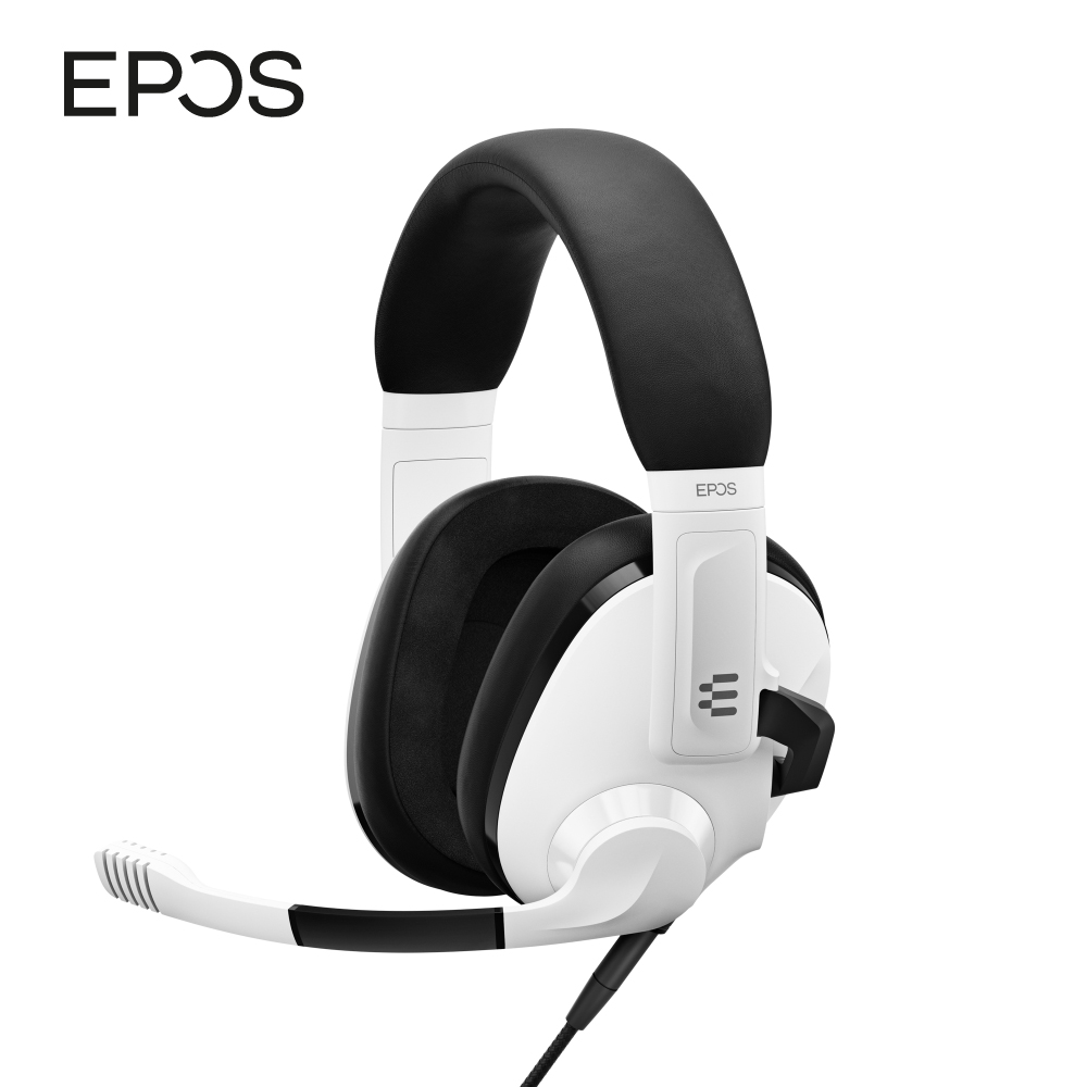 EPOS H3 封閉式電競耳機 幽靈白