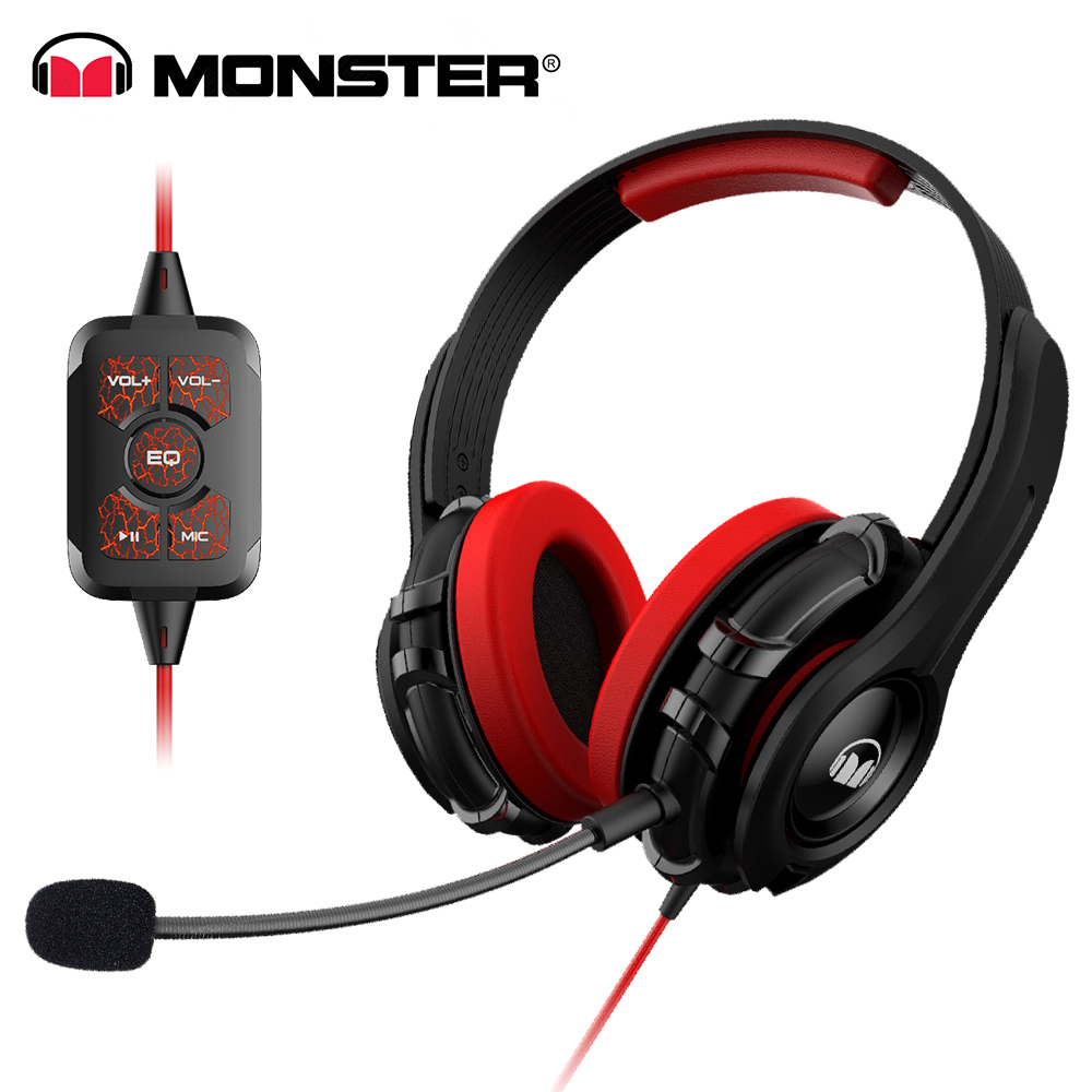 【Monster】Knight X300P 頭戴式電競耳機