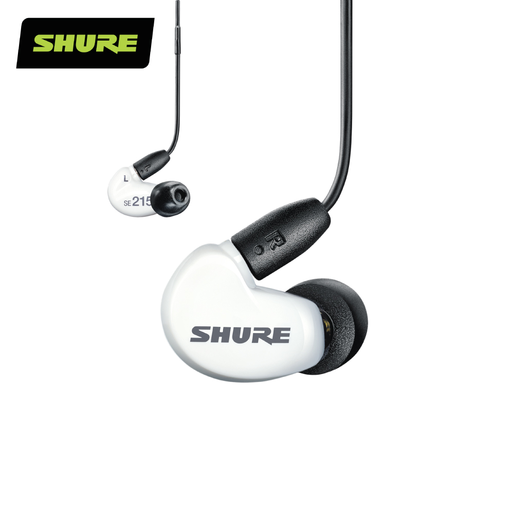 SHURE AONIC 215 線控通話耳機(限定白)