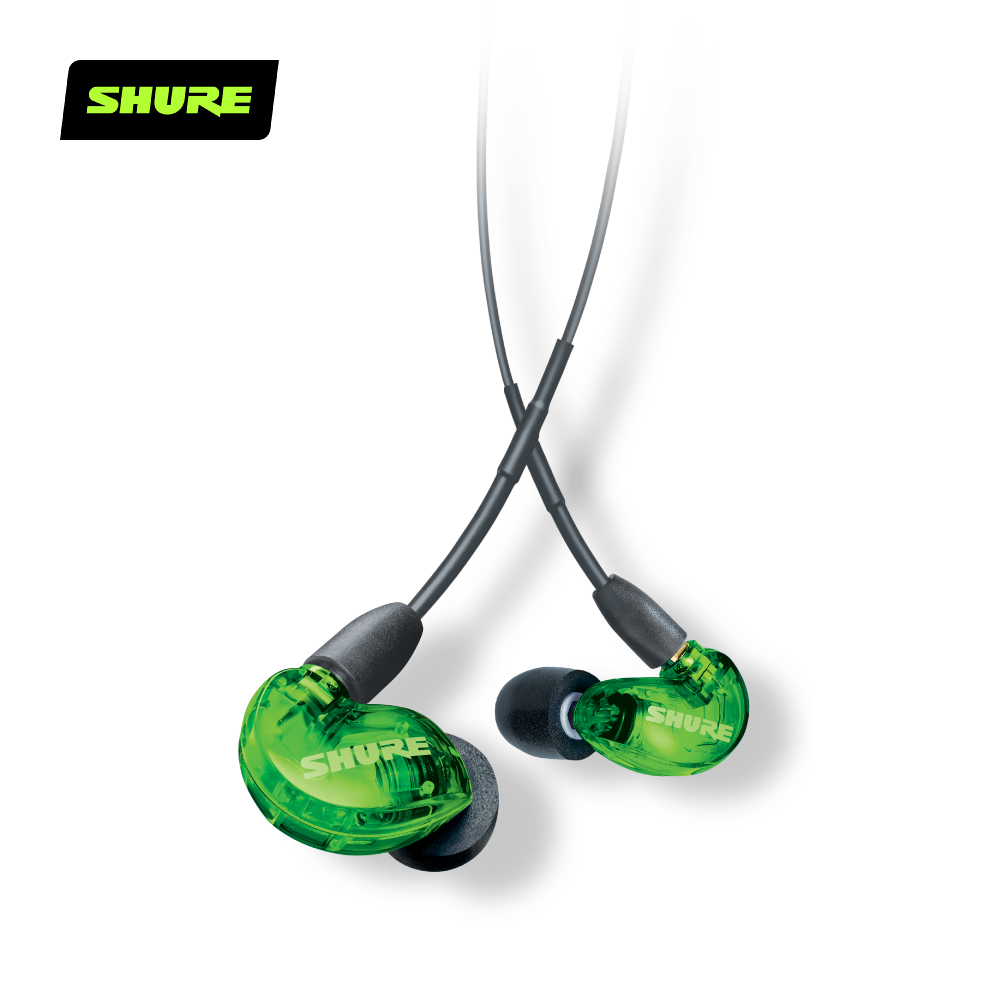 SHURE SE215隔絕噪音 耳道式耳機(限定綠)