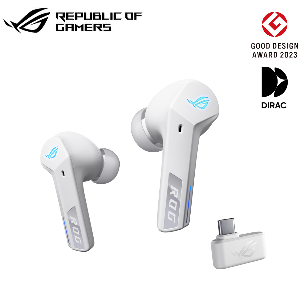 ASUS 華碩 ROG Cetra SpeedNova 真無線藍牙耳機 白色
