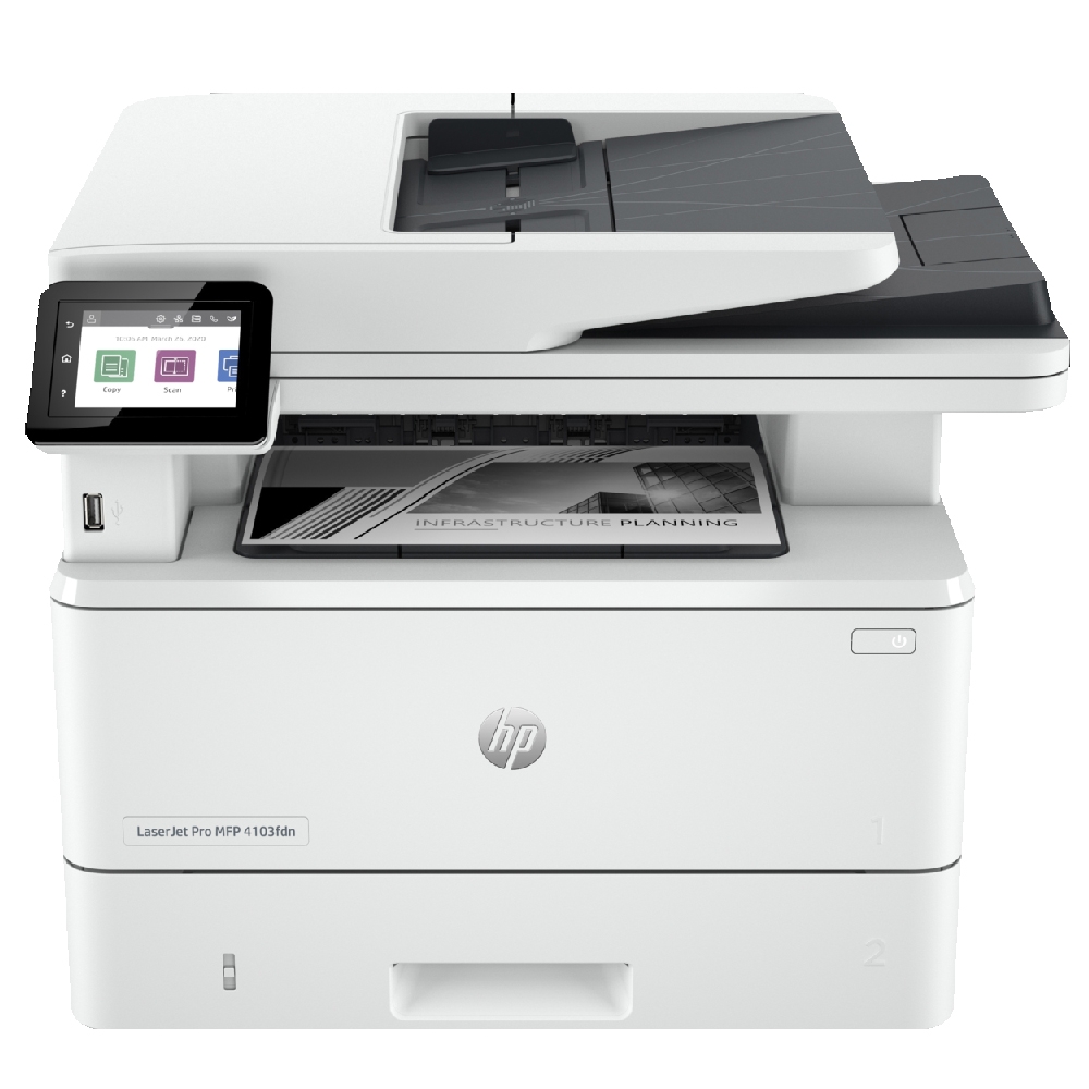 HP LaserJet Pro MFP 4103fdN 黑白雷射 多功能 觸控 複合機 / 傳真機