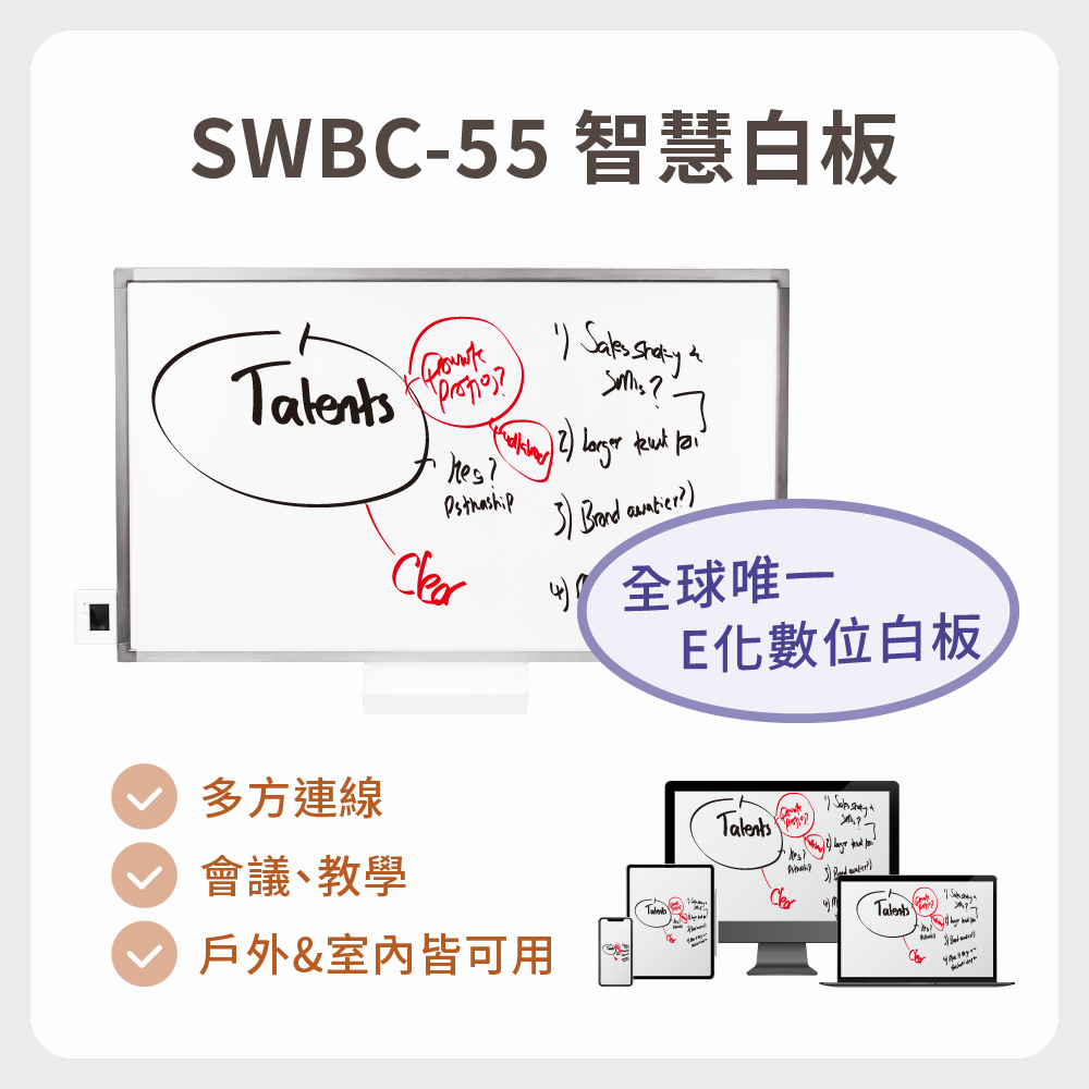 【SWBC-55】智慧e化白板