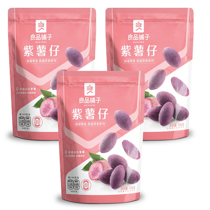 【良品鋪子】良品鋪子 紫薯仔 - 100g (三入優惠組)