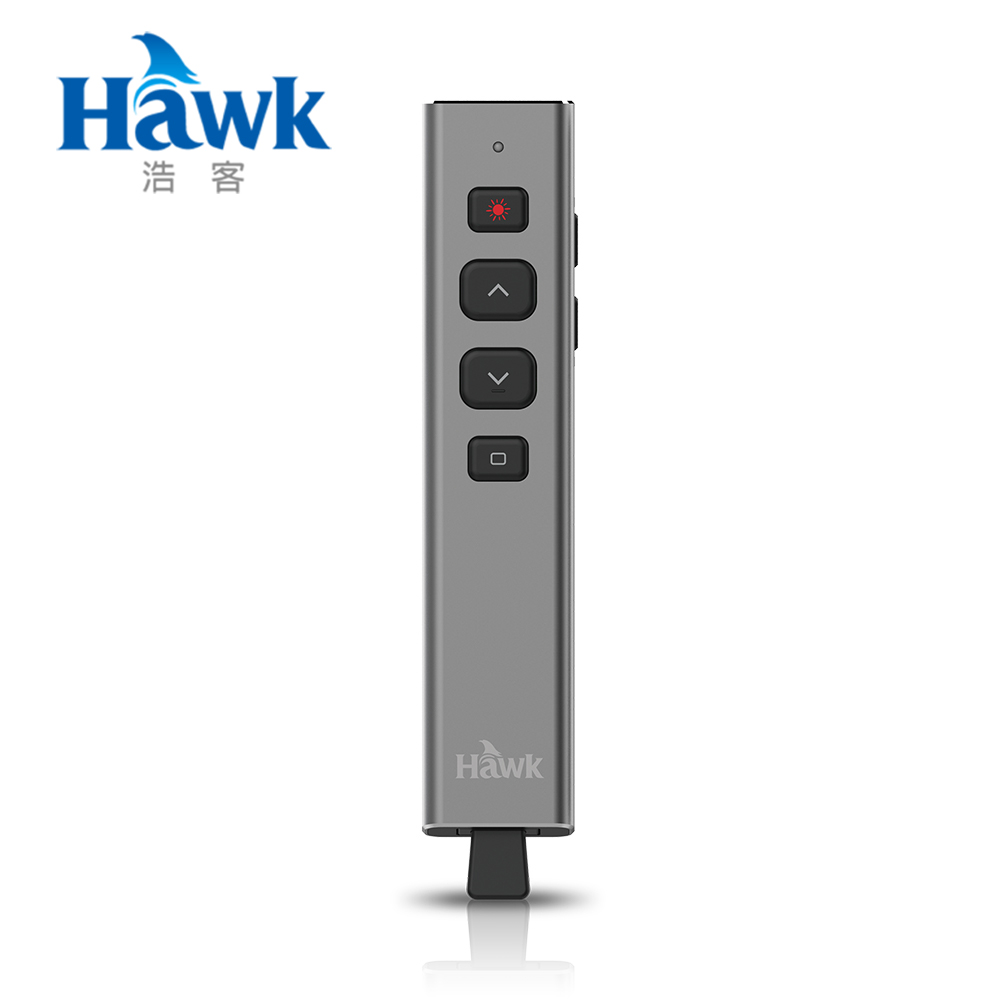 Hawk R500影響力2.4GHz無線簡報器(紅光/灰)