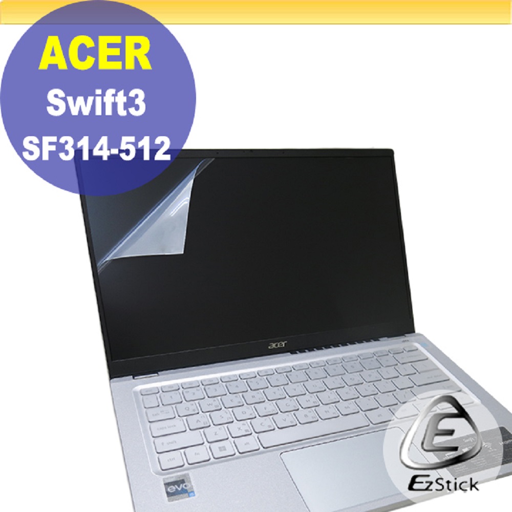 ACER SF314-512 靜電式筆電LCD液晶螢幕貼 14.4吋寬 螢幕貼