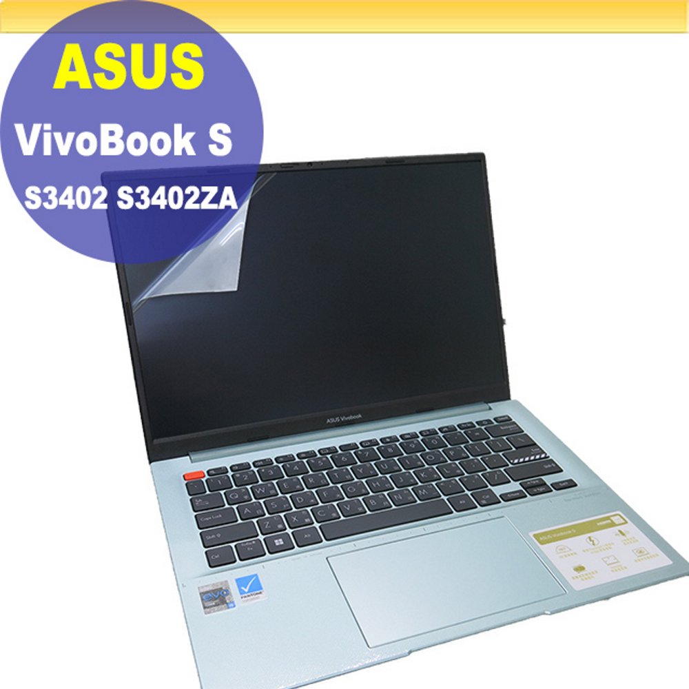 ASUS VivoBook S14 S3402 S3402ZA 特殊規格 靜電式筆電LCD液晶螢幕貼 14.4吋寬 螢幕貼