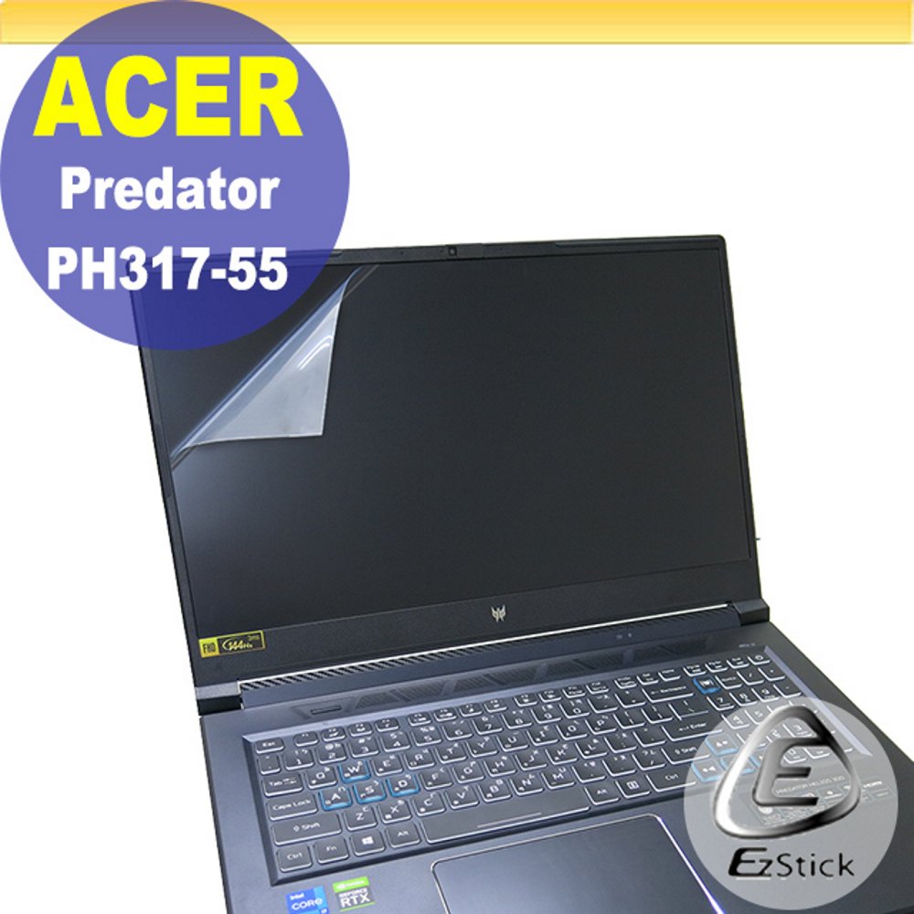 ACER Predator PH317-55 靜電式筆電LCD液晶螢幕貼 17吋寬 螢幕貼