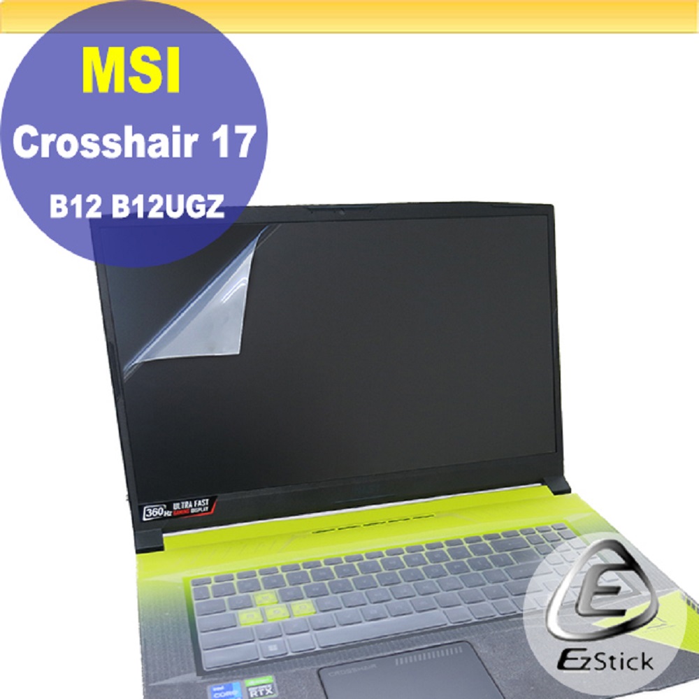 MSI Crosshair 17 B12UGZ 靜電式筆電LCD液晶螢幕貼 17吋寬 螢幕貼