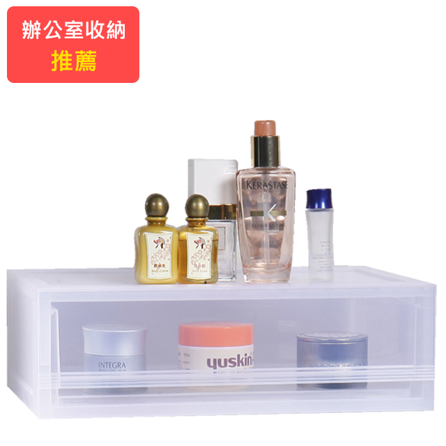 《真心良品》柯芬淺型A4系統式抽屜收納箱1入