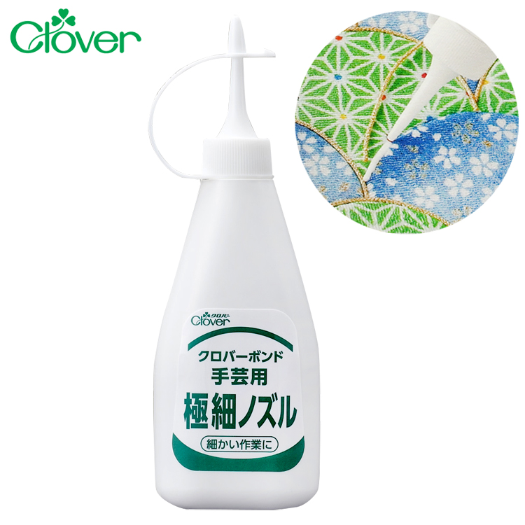 日本可樂牌Clover極細口噴嘴水性透明膠水58-432(2mm噴嘴;60g;附清潔針)黏著劑